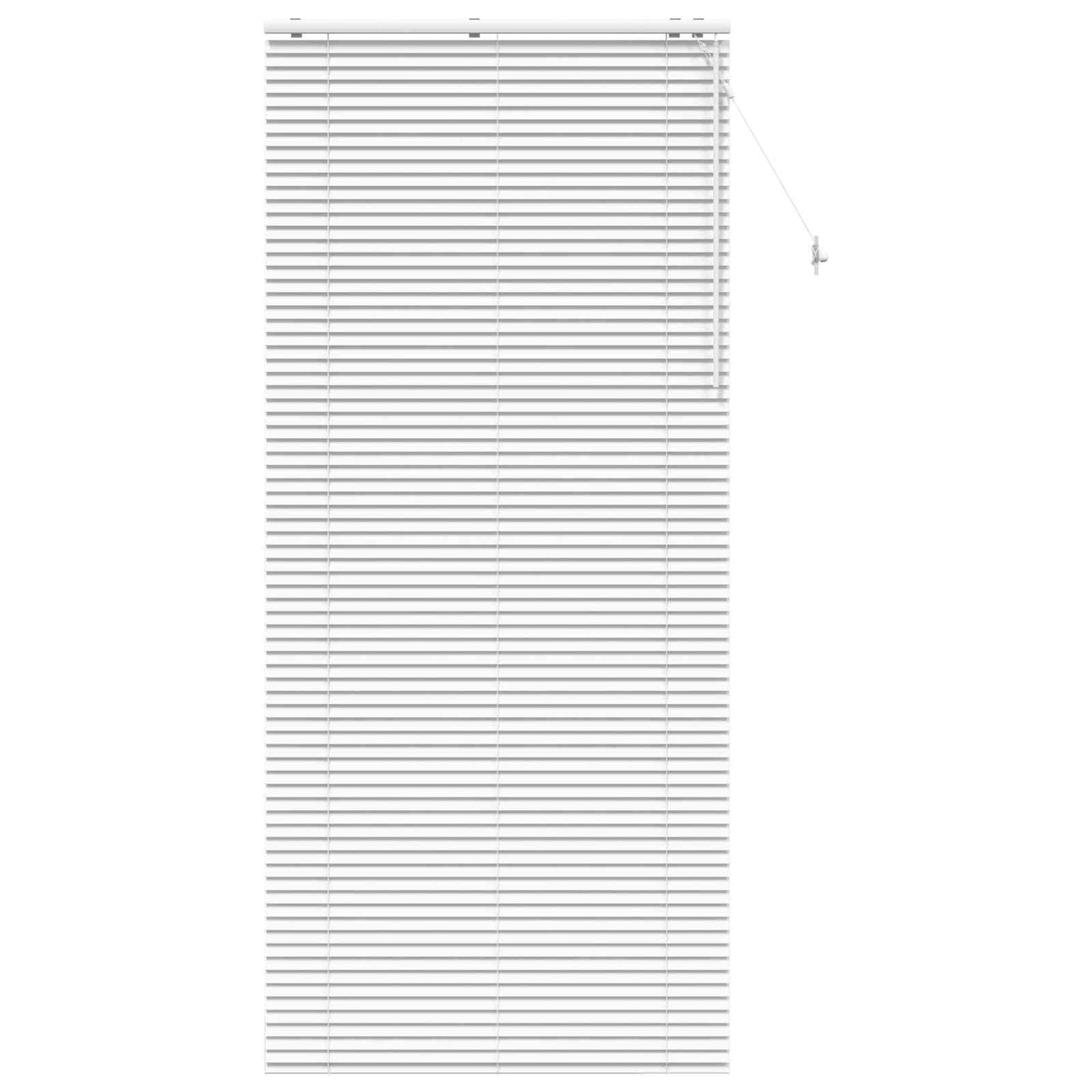 vidaXL Βενετσιάνικη Σκίαση Λευκό 105 x 250 cm 35 mm