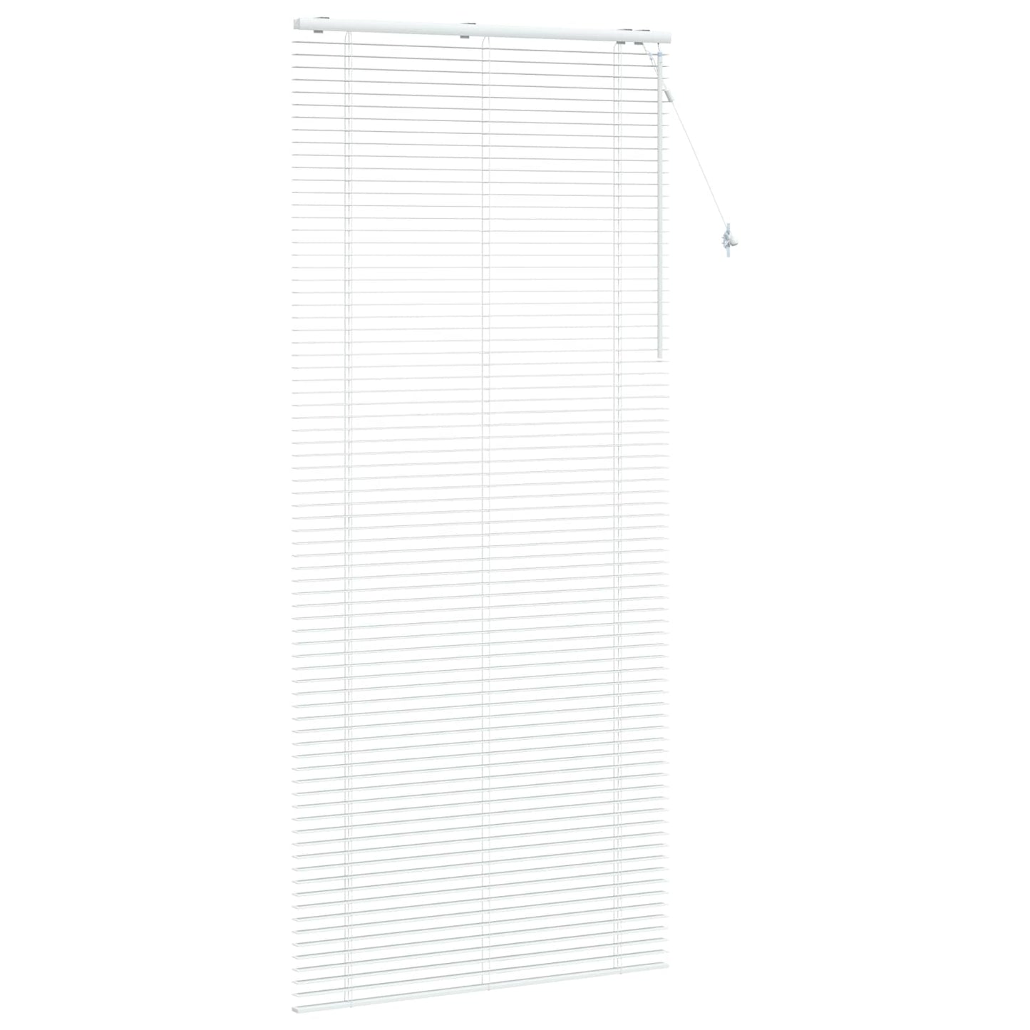 vidaXL Βενετσιάνικη Σκίαση Λευκό 120 x 250 cm 35 mm