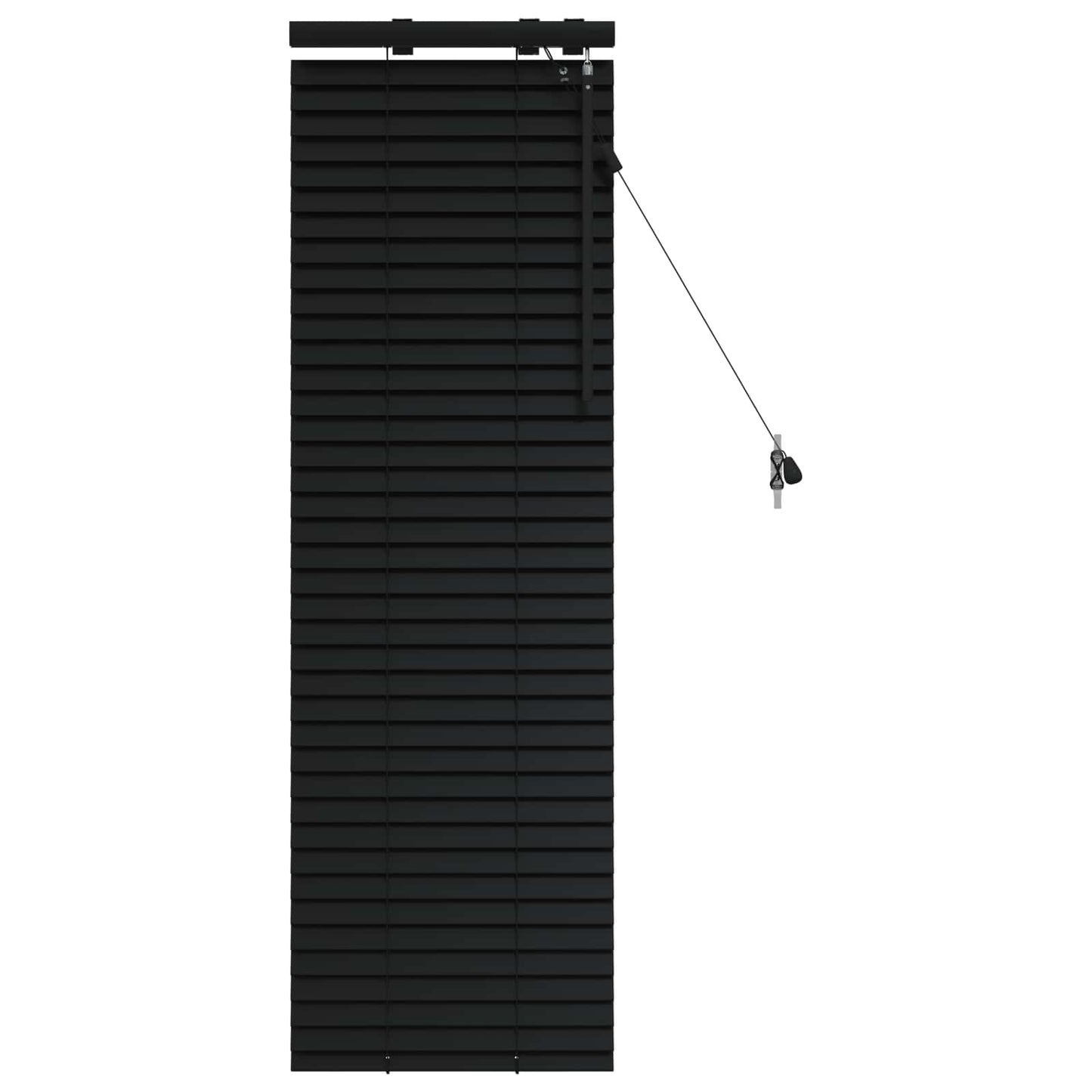 vidaXL Βενετσιάνικη Σκίαση Μαύρο 40 x 130 εκ 35 mm