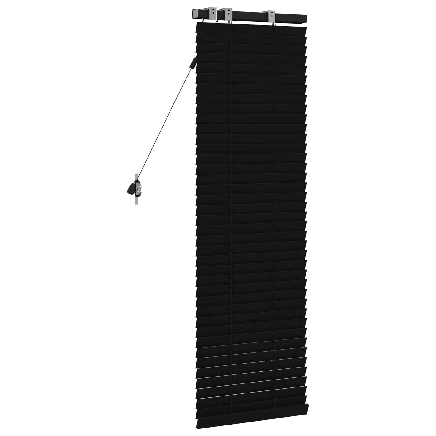 vidaXL Βενετσιάνικη Σκίαση Μαύρο 45 x 130 εκ 35 mm