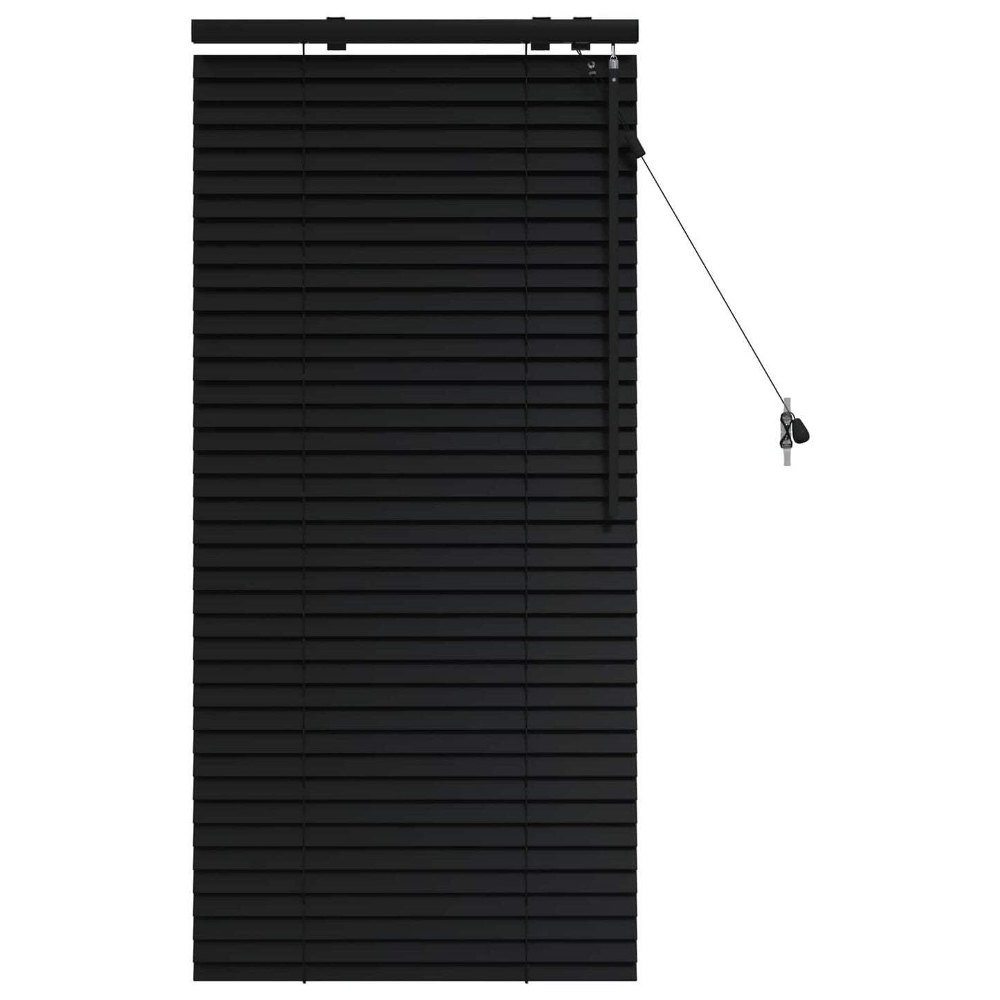vidaXL Βενετσιάνικη Σκίαση Μαύρο 60 x 130 cm 35 mm