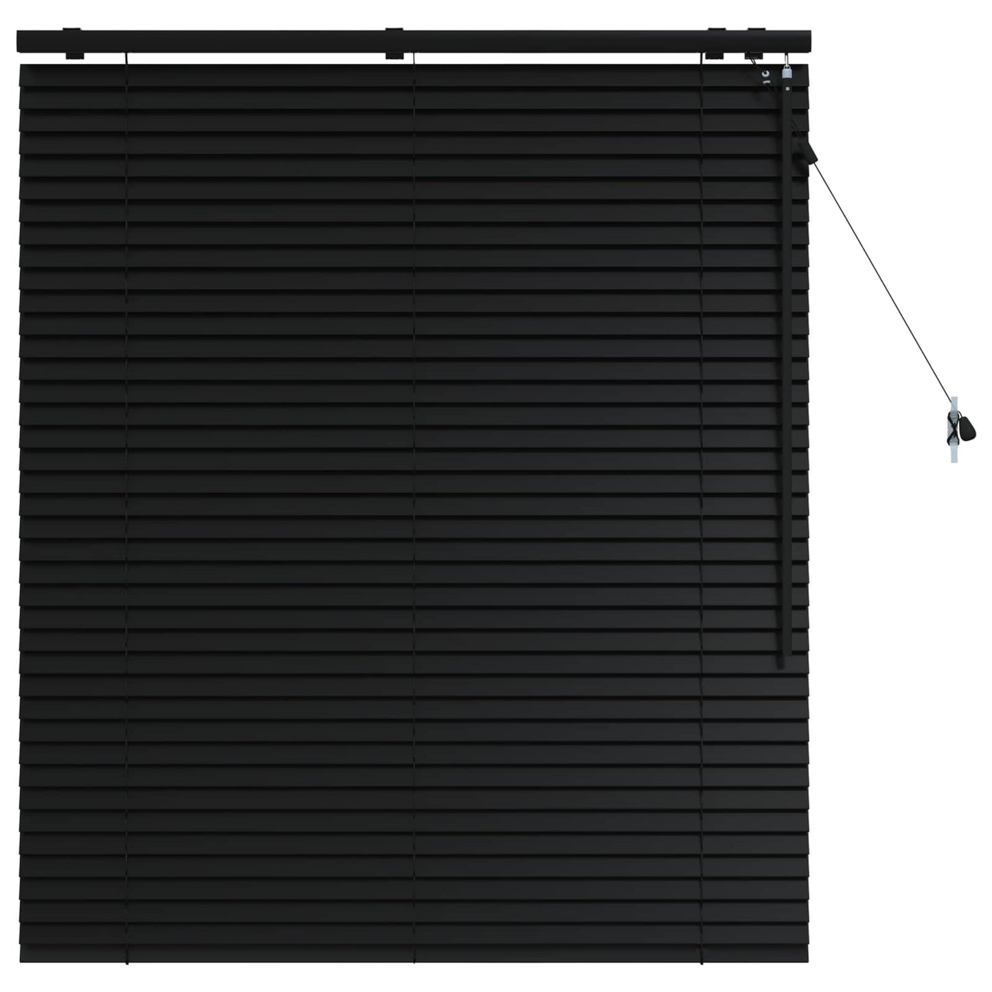 vidaXL Βενετσιάνικη Σκίαση Μαύρο 100 x 130 cm 35 mm