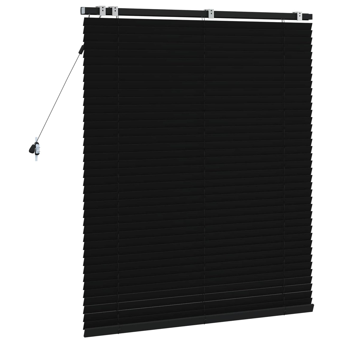vidaXL Βενετσιάνικη Σκίαση Μαύρο 110 x 130 cm 35 mm