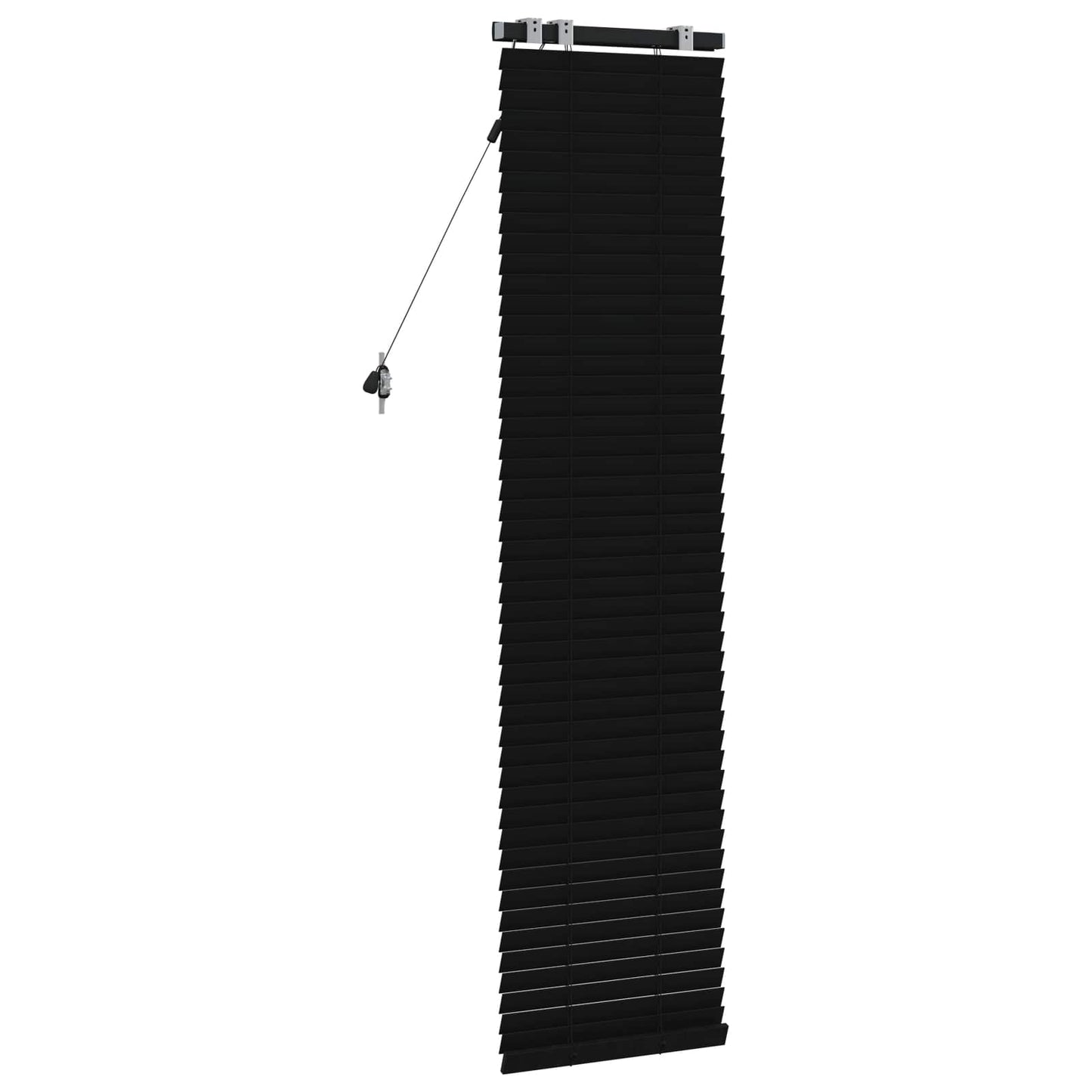 vidaXL Βενετσιάνικη Σκίαση Μαύρο 45 x 160 εκ. 35 mm