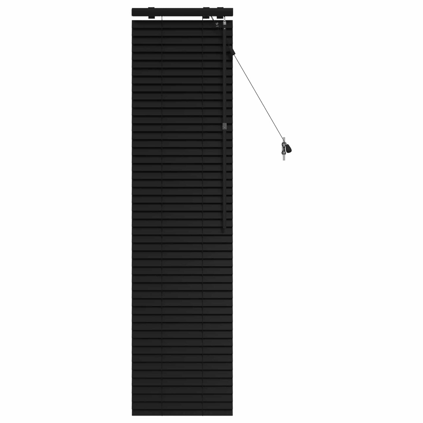 vidaXL Βενετσιάνικη Σκίαση Μαύρο 45 x 160 εκ. 35 mm