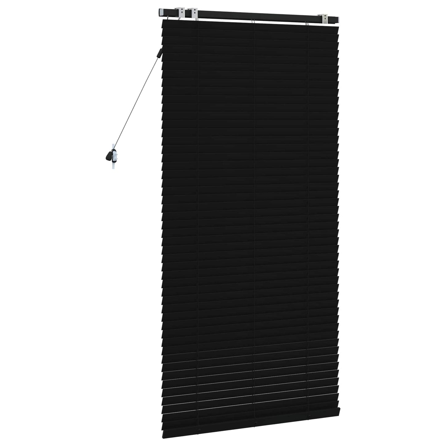 vidaXL Βενετσιάνικη Σκίαση Μαύρο 80 x 160 cm 35 mm