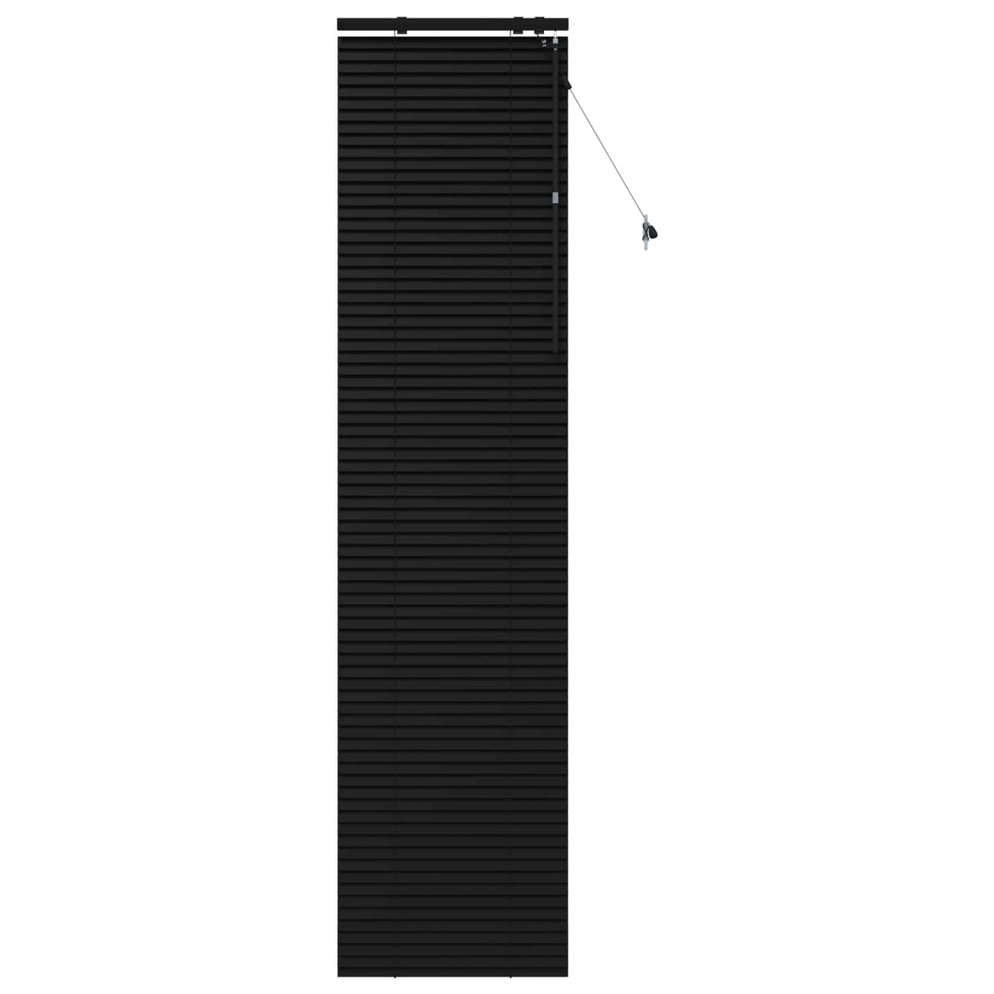 vidaXL Βενετσιάνικη Σκίαση Μαύρο 65 x 250 cm 35 mm