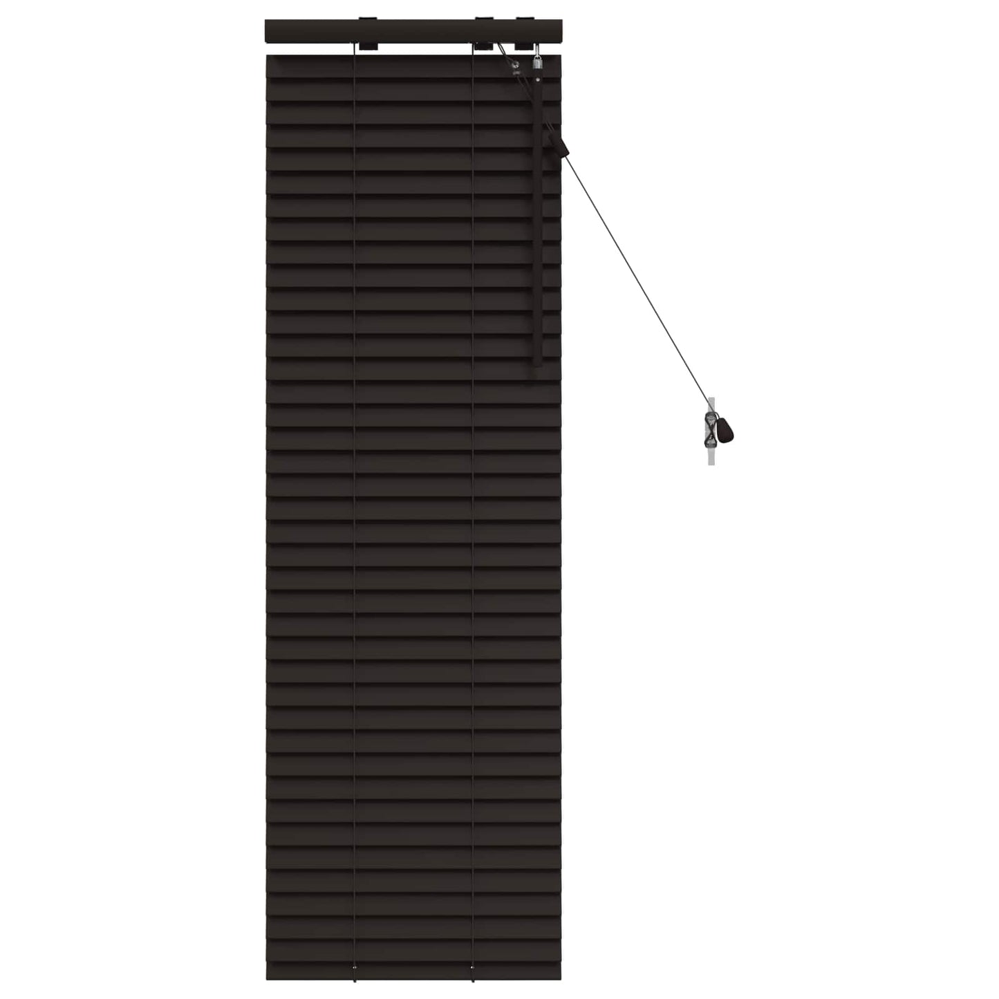 vidaXL Βενετσιάνικη Σκίαση Σκούρο Καφέ 45 x 130 εκ 35 mm