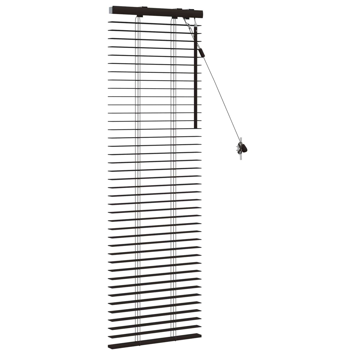 vidaXL Βενετσιάνικη Σκίαση Σκούρο Καφέ 50 x 130 εκ 35 mm
