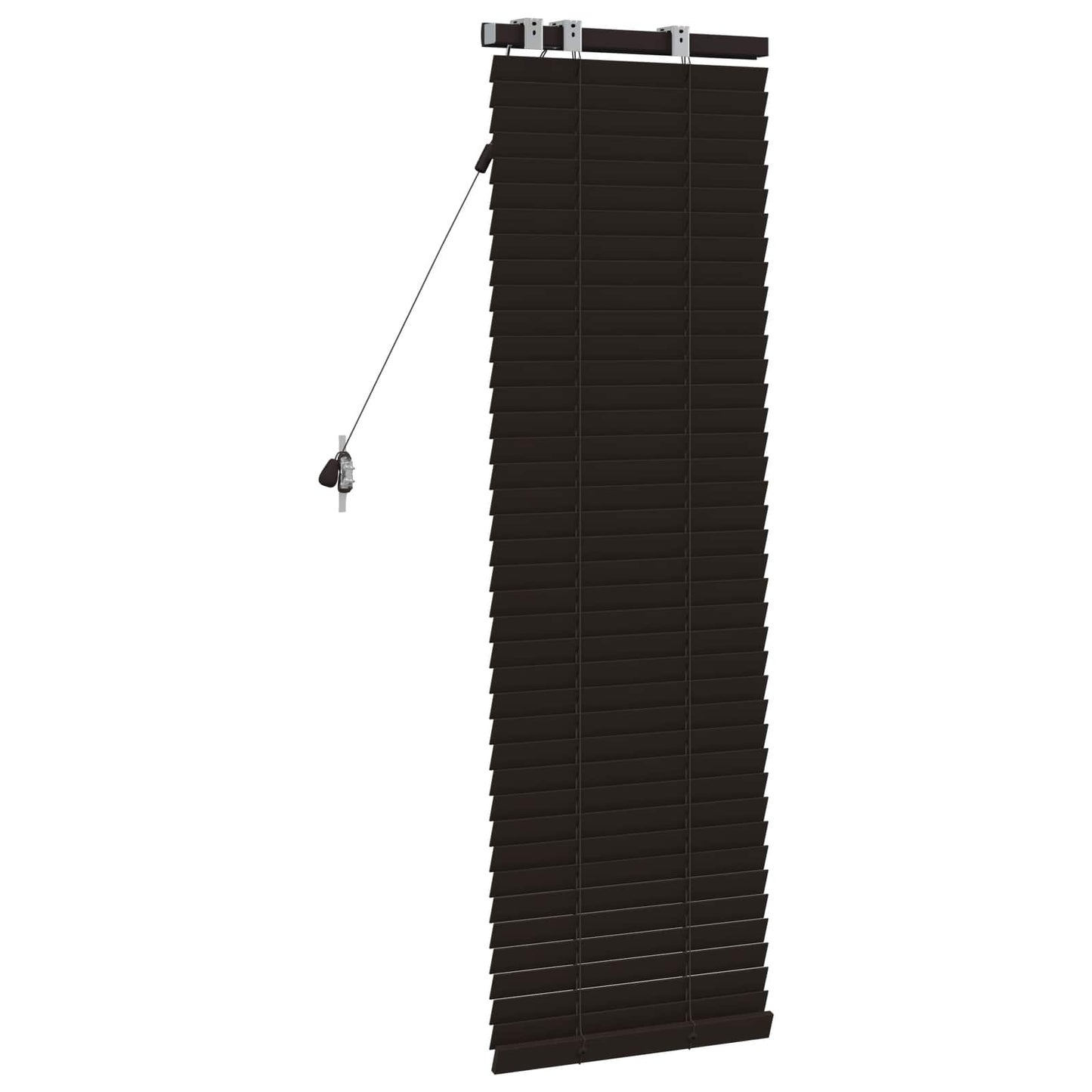 vidaXL Βενετσιάνικη Σκίαση Σκούρο Καφέ 50 x 130 εκ 35 mm