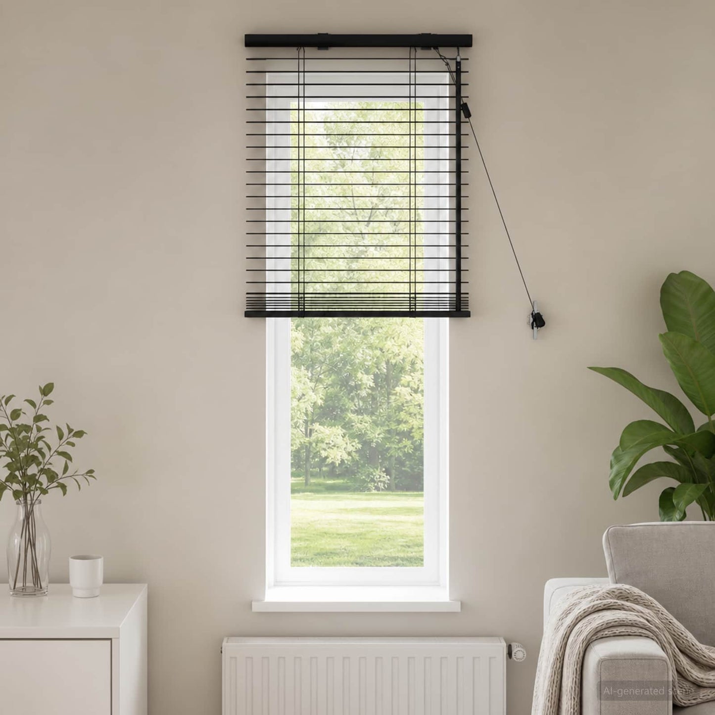 vidaXL Βενετσιάνικη Σκίαση Σκούρο Καφέ 55 x 130 εκ 35 mm