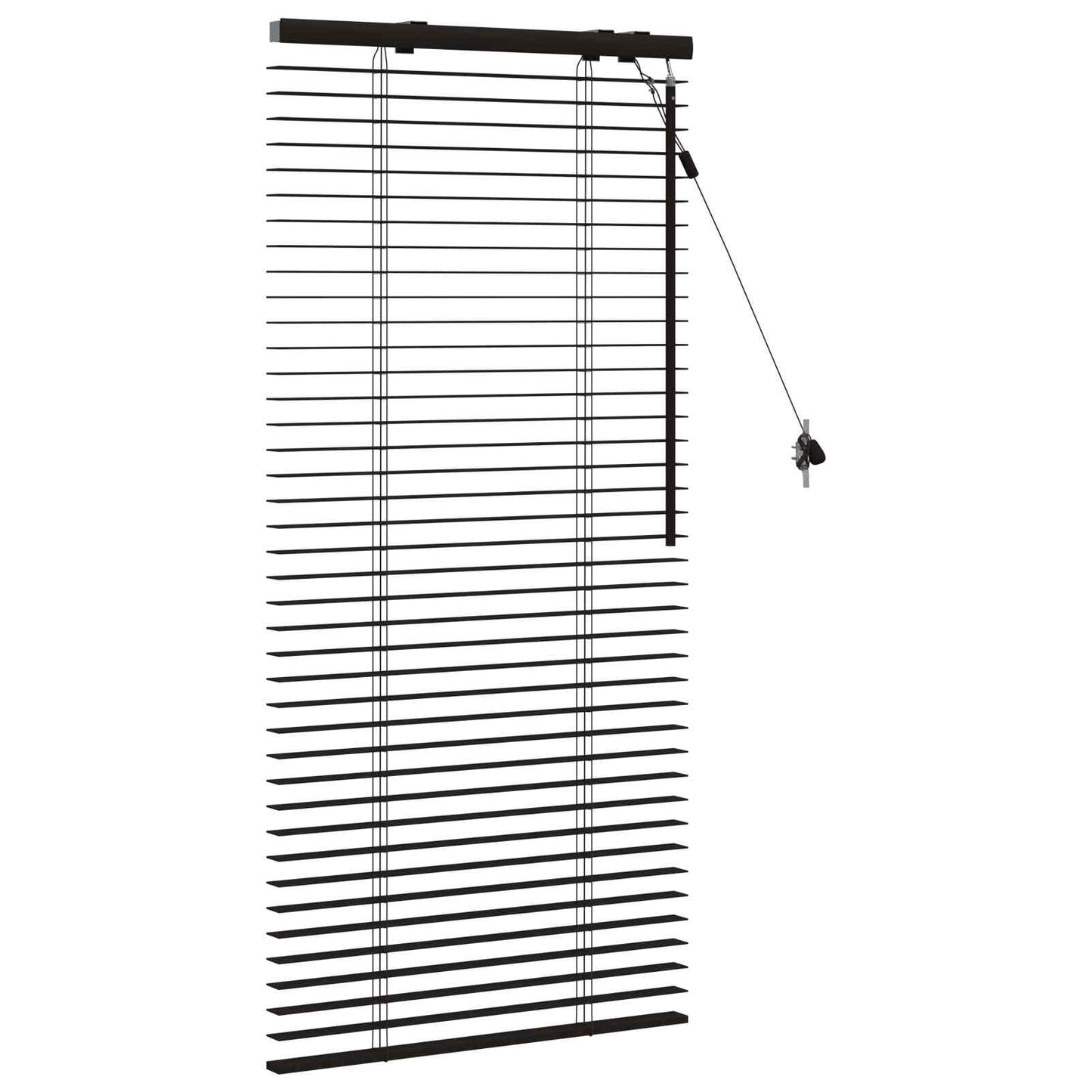vidaXL Βενετσιάνικη Σκίαση Σκούρο Καφέ 60 x 130 cm 35 mm