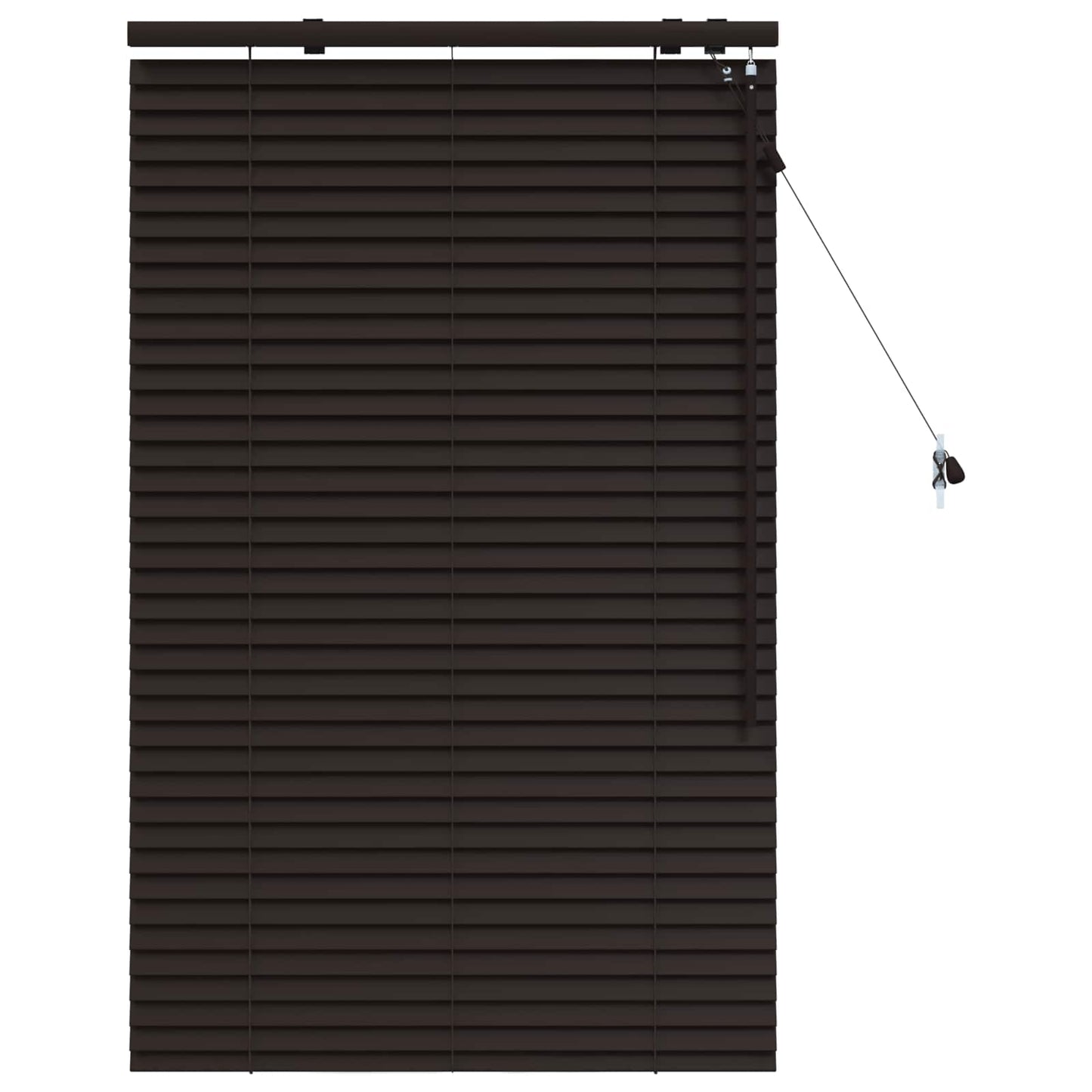 vidaXL Βενετσιάνικη Σκίαση Σκούρο Καφέ 85 x 130 εκ 35 mm