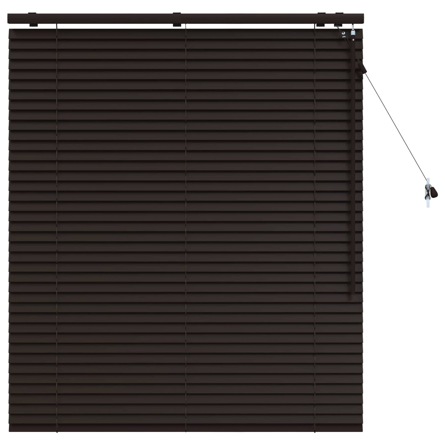 vidaXL Βενετσιάνικη Σκίαση Σκούρο Καφέ 100 x 130 cm 35 mm