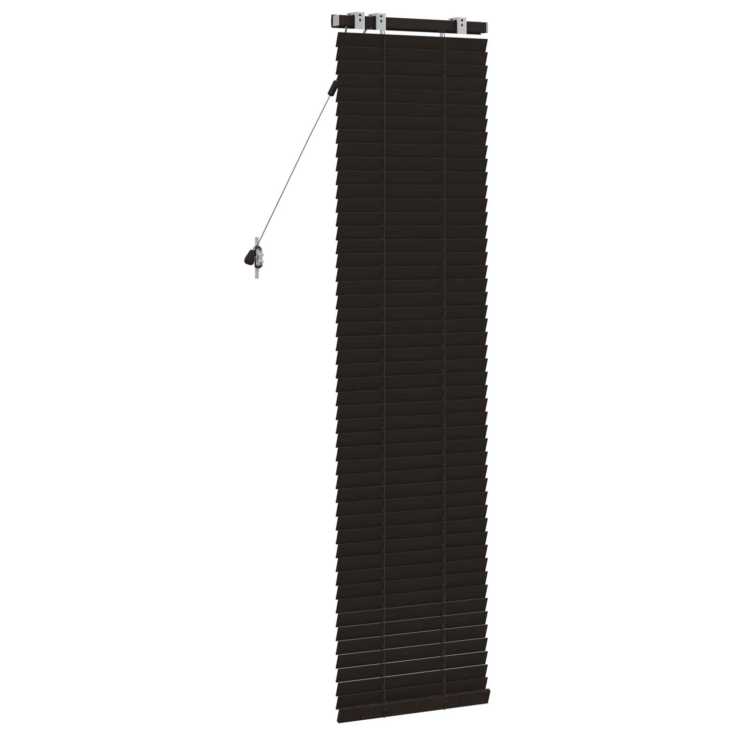 vidaXL Βενετσιάνικη Σκίαση Σκούρο Καφέ 50 x 160 εκ. 35 mm