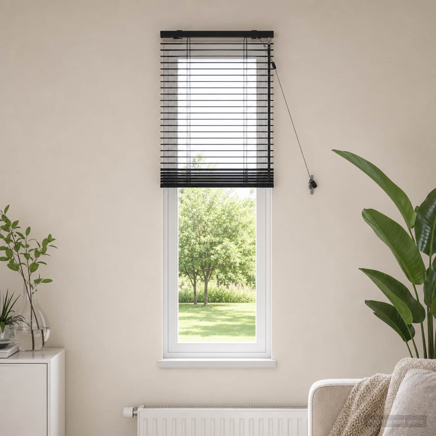 vidaXL Βενετσιάνικη Σκίαση Σκούρο Καφέ 55 x 160 εκ. 35 mm