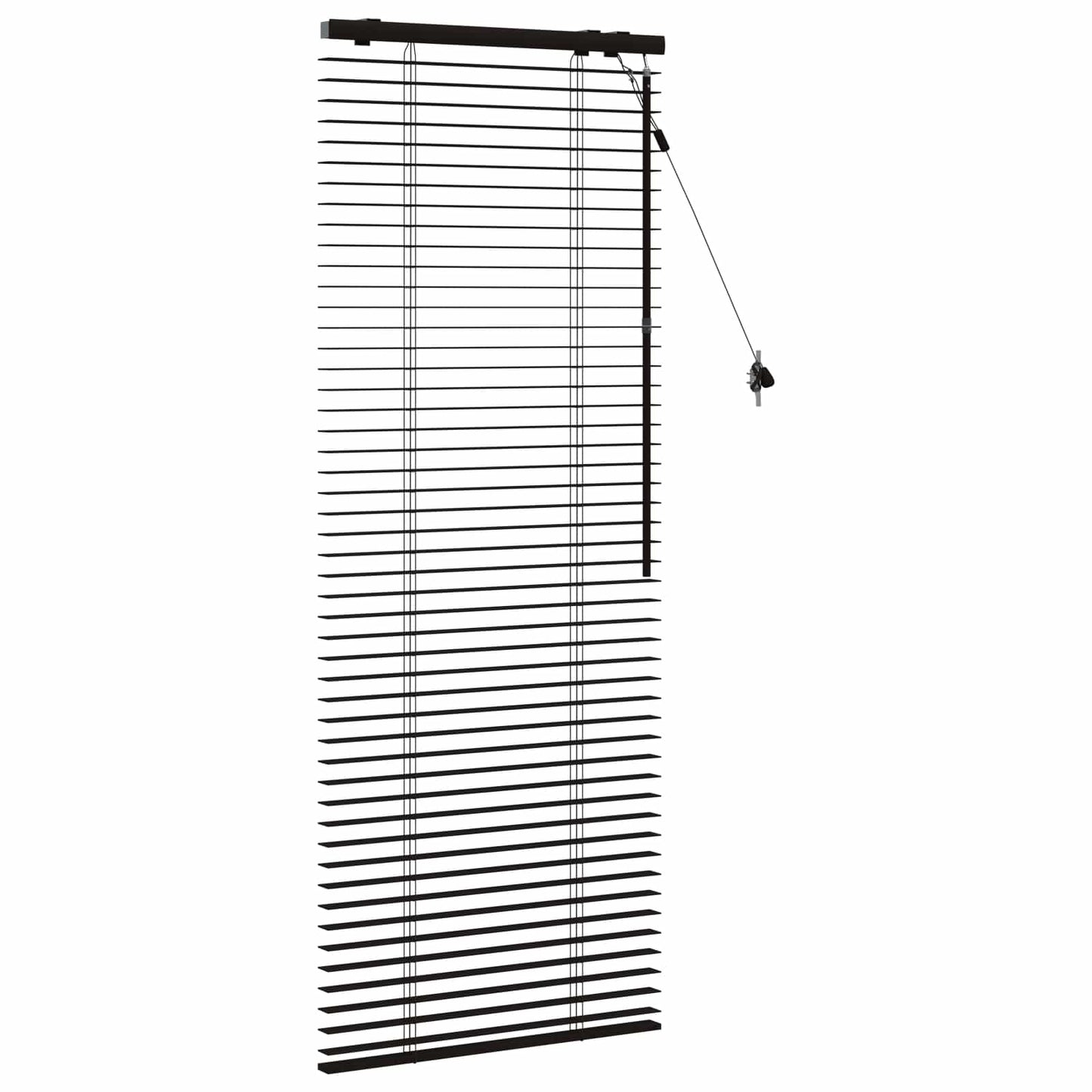 vidaXL Βενετσιάνικη Σκίαση Σκούρο Καφέ 60 x 160 εκ. 35 mm