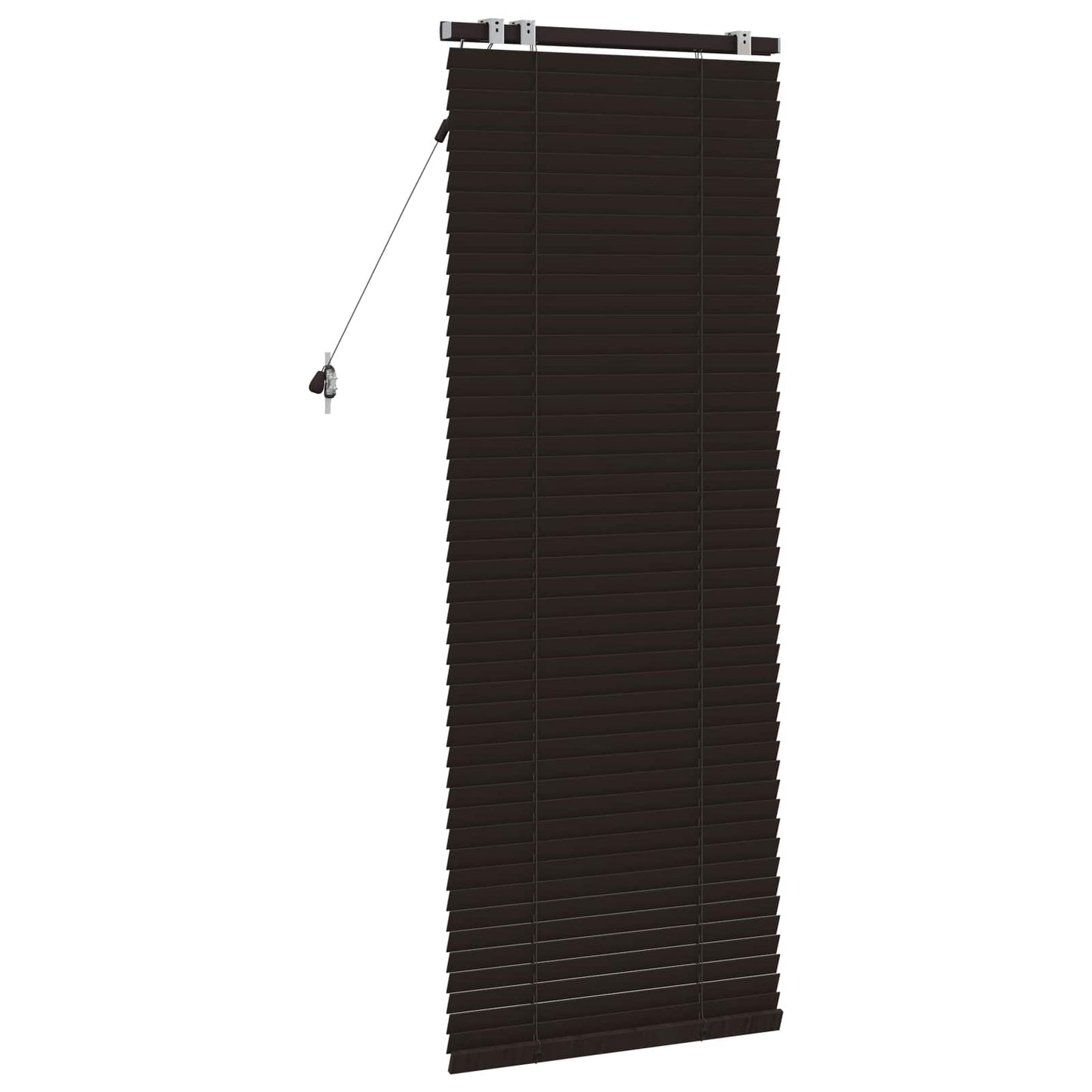 vidaXL Βενετσιάνικη Σκίαση Σκούρο Καφέ 60 x 160 εκ. 35 mm