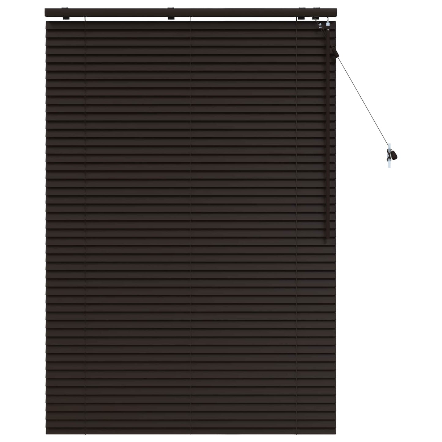 vidaXL Βενετσιάνικη Σκίαση Σκούρο Καφέ 105 x 160 εκ 35 mm