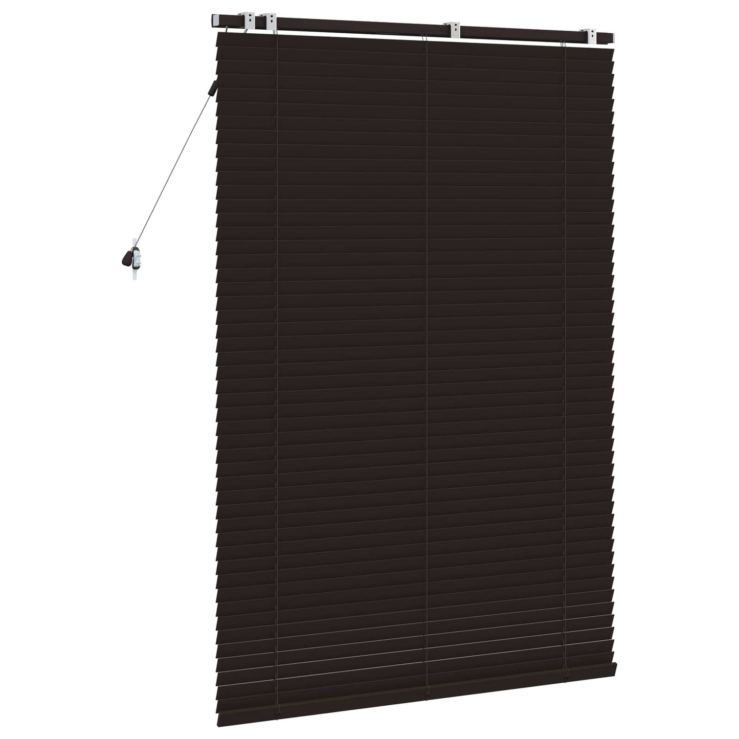 vidaXL Βενετσιάνικη Σκίαση Σκούρο Καφέ 110 x 160 cm 35 mm