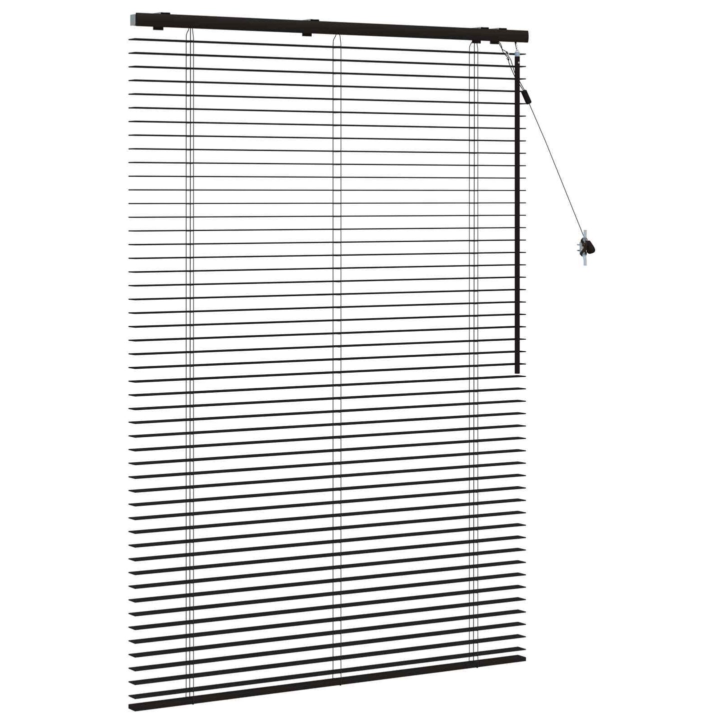 vidaXL Βενετσιάνικη Σκίαση Σκούρο Καφέ 120 x 160 cm 35 mm
