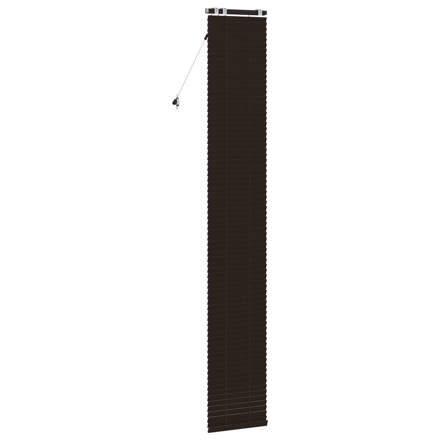 vidaXL Βενετσιάνικη Σκίαση Σκούρο Καφέ 45 x 250 εκ. 35 mm