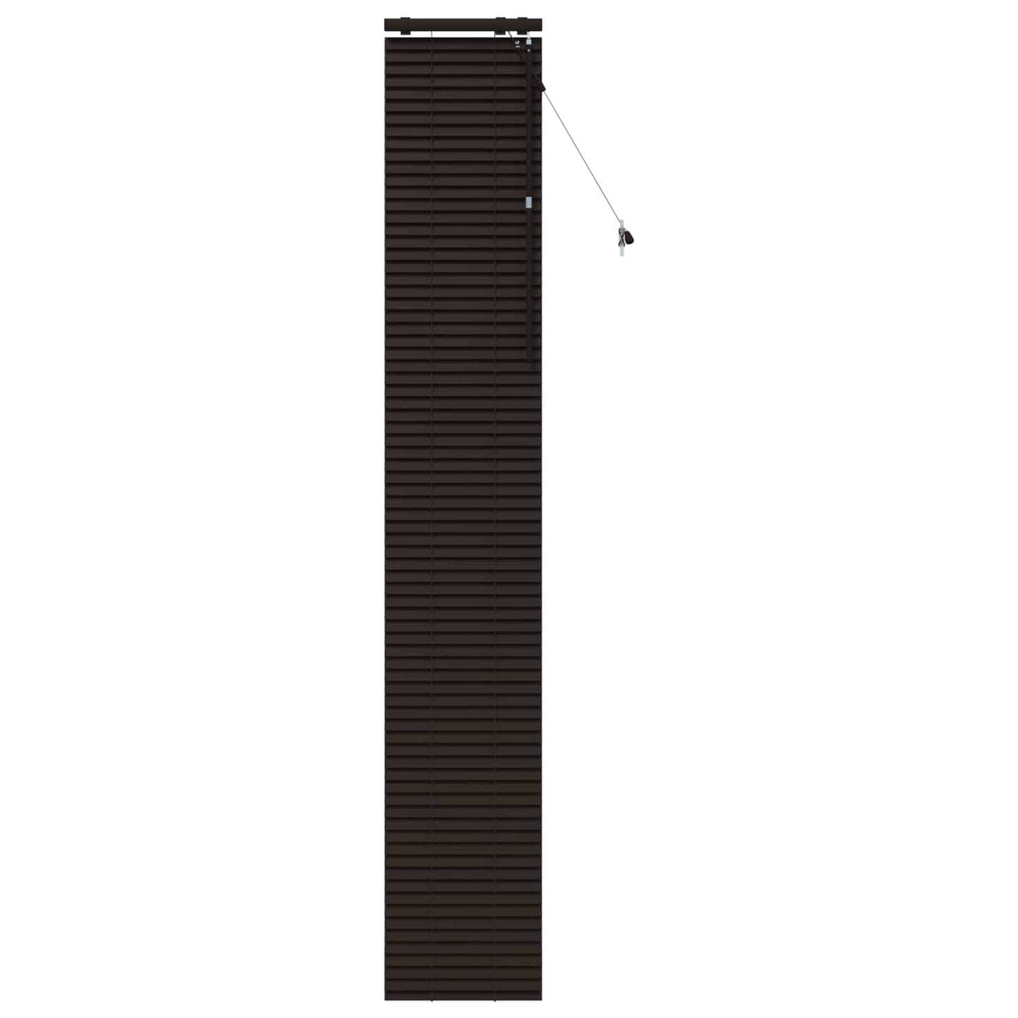 vidaXL Βενετσιάνικη Σκίαση Σκούρο Καφέ 45 x 250 εκ. 35 mm