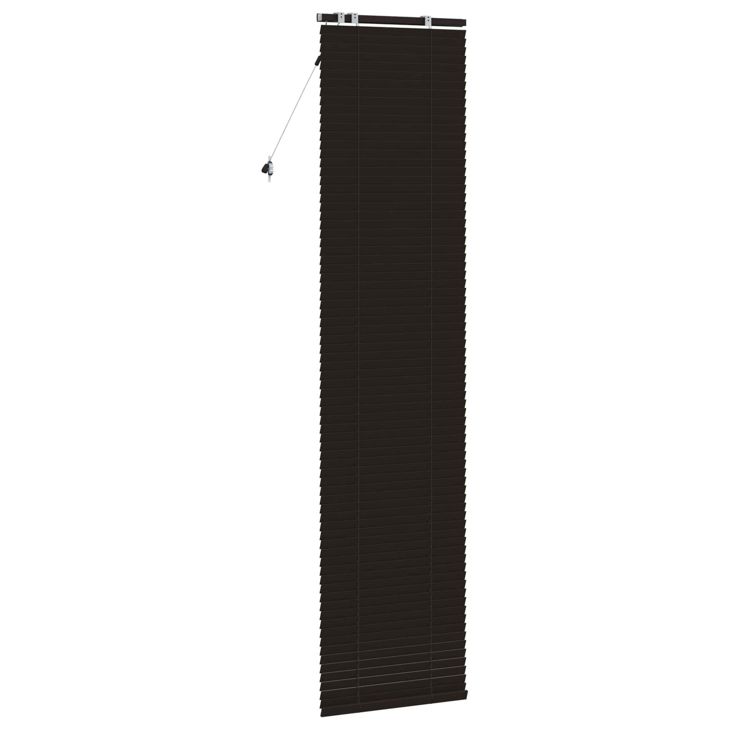 vidaXL Βενετσιάνικη Σκίαση Σκούρο Καφέ 65 x 250 cm 35 mm