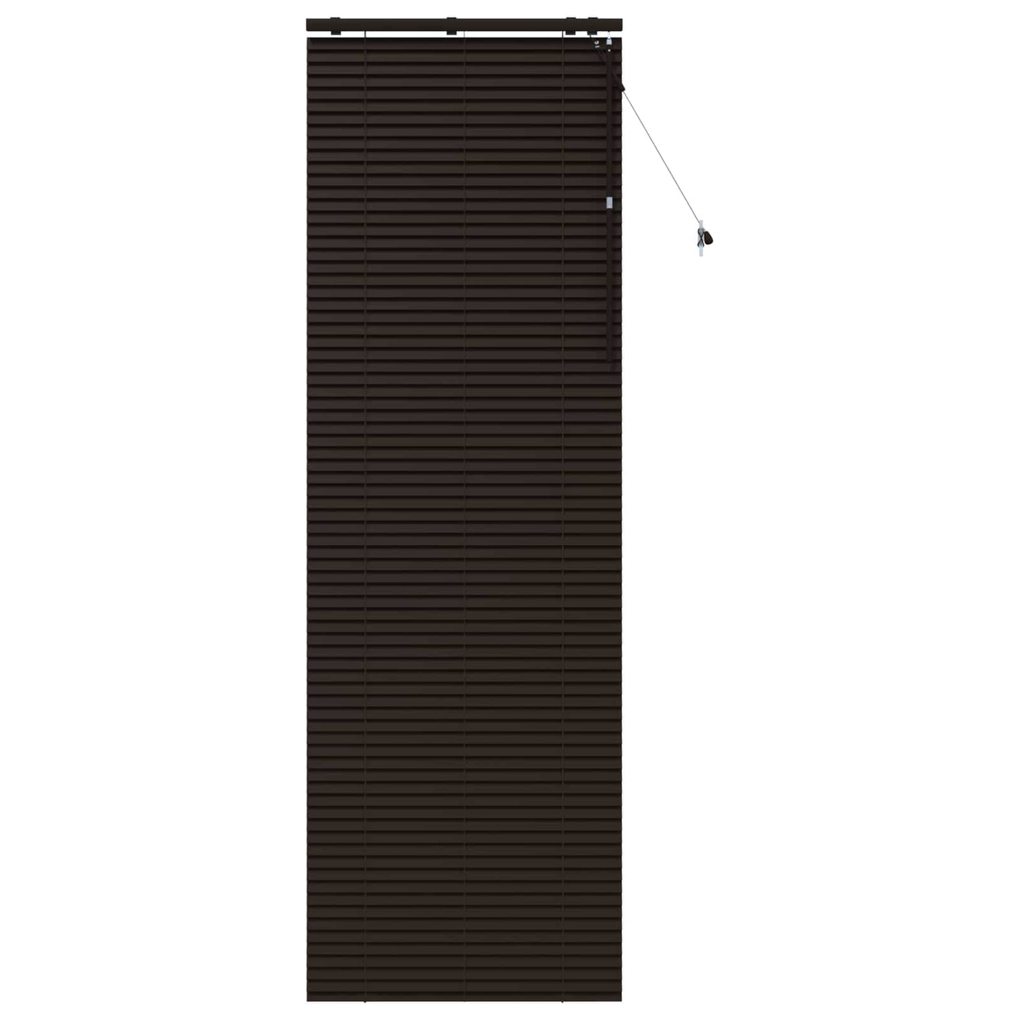 vidaXL Βενετσιάνικη Σκίαση Σκούρο Καφέ 70 x 250 εκ. 35 mm