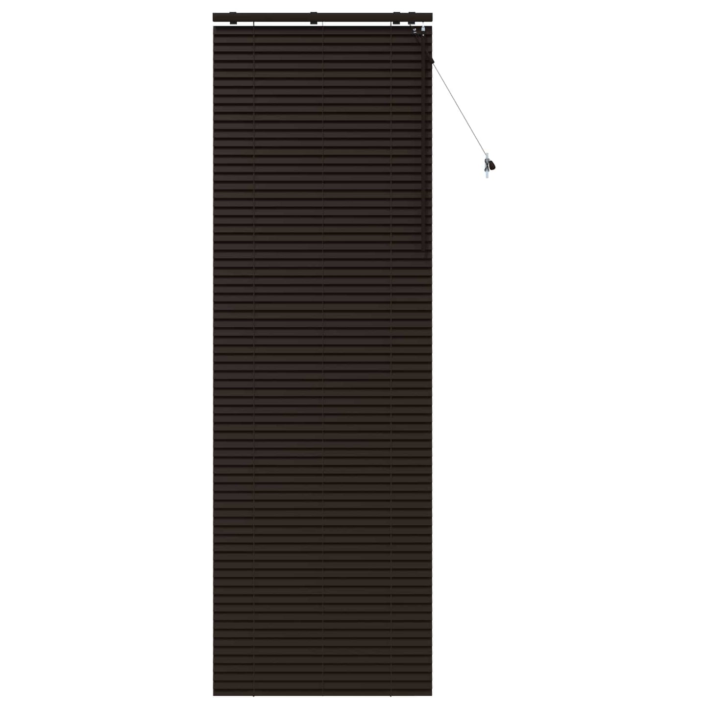 vidaXL Βενετσιάνικη Σκίαση Σκούρο Καφέ 90 x 250 εκ. 35 mm