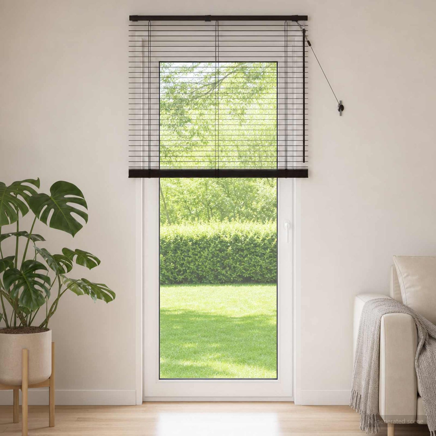 vidaXL Βενετσιάνικη Σκίαση Σκούρο Καφέ 120 x 250 cm 35 mm