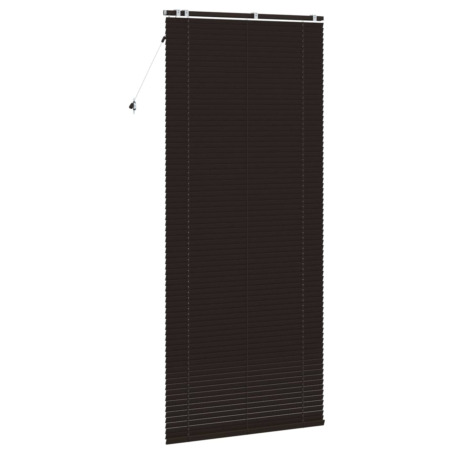 vidaXL Βενετσιάνικη Σκίαση Σκούρο Καφέ 100 x 250 cm 35 mm
