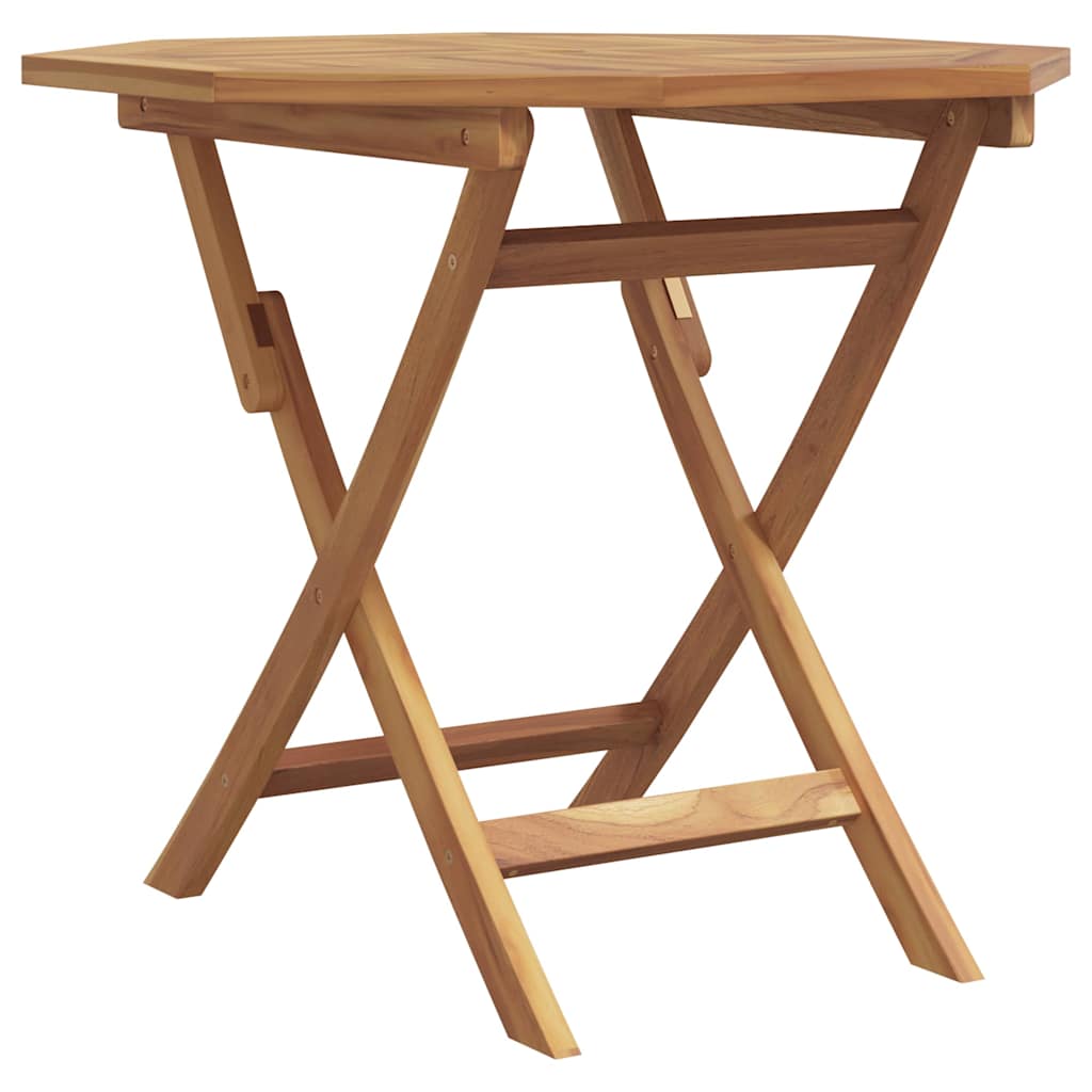 vidaXL Σέτ φαγητού για κήπο 3 pcs Καφέ Μασίφ ξύλο teak