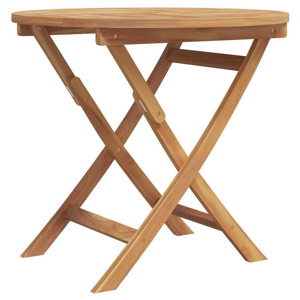 vidaXL Σέτ φαγητού για κήπο 3 pcs Καφέ Μασίφ ξύλο teak