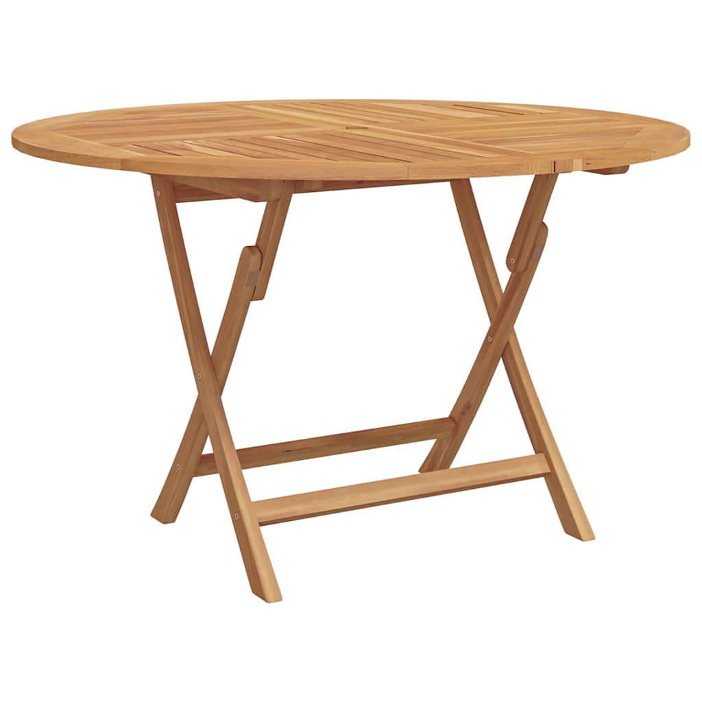 vidaXL Σέτ φαγητού για κήπο 5 pcs Καφέ Μασίφ ξύλο teak