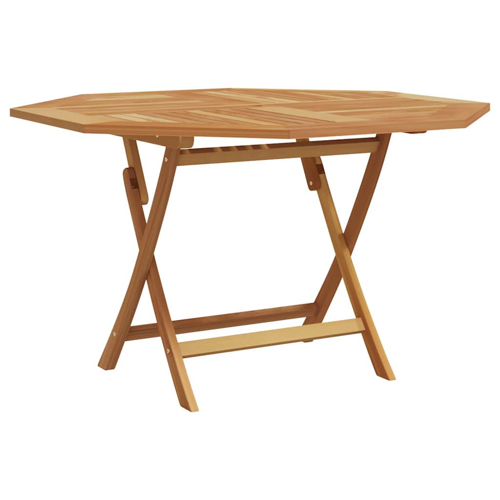 vidaXL Σέτ φαγητού για κήπο 5 pcs Καφέ Μασίφ ξύλο teak