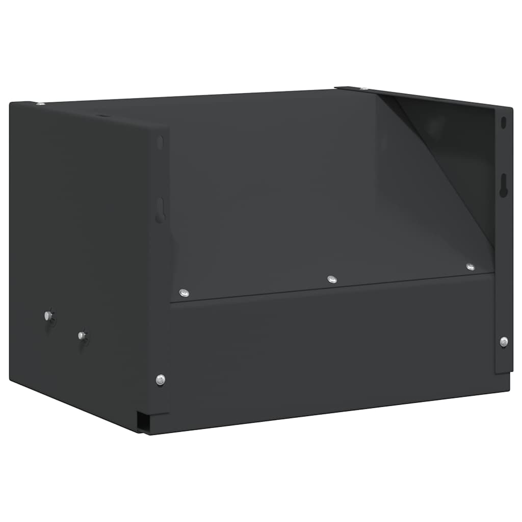 vidaXL Κουτί Παγίδας Σφαιρών Μαύρο 29 x 22 x 20 εκ Ατσάλι