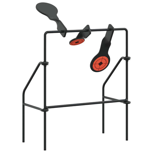 vidaXL Στόχος επαναφοράς Μαύρο 26 x 13 x 31 εκ. Ατσάλι