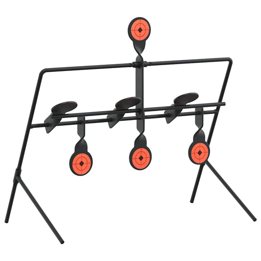 vidaXL Στόχος επαναφοράς Μαύρο 38 x 20.5 x 33 εκ. Ατσάλι