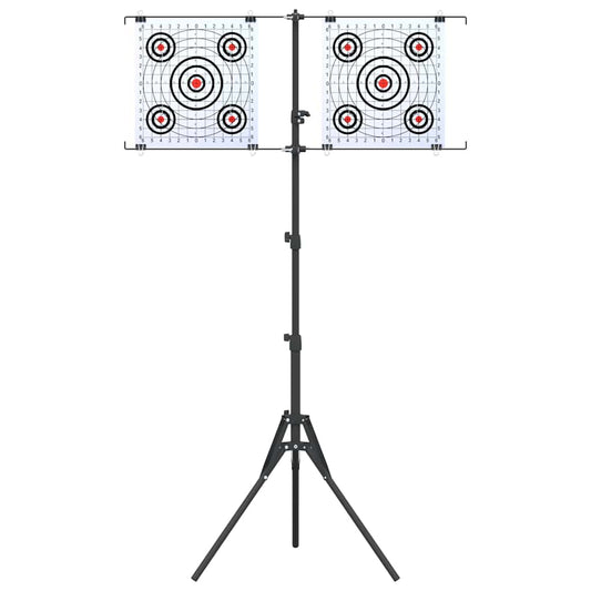 vidaXL Βάση στόχου Μαύρο 82.5 x 51 x 150 εκ. Ατσάλι