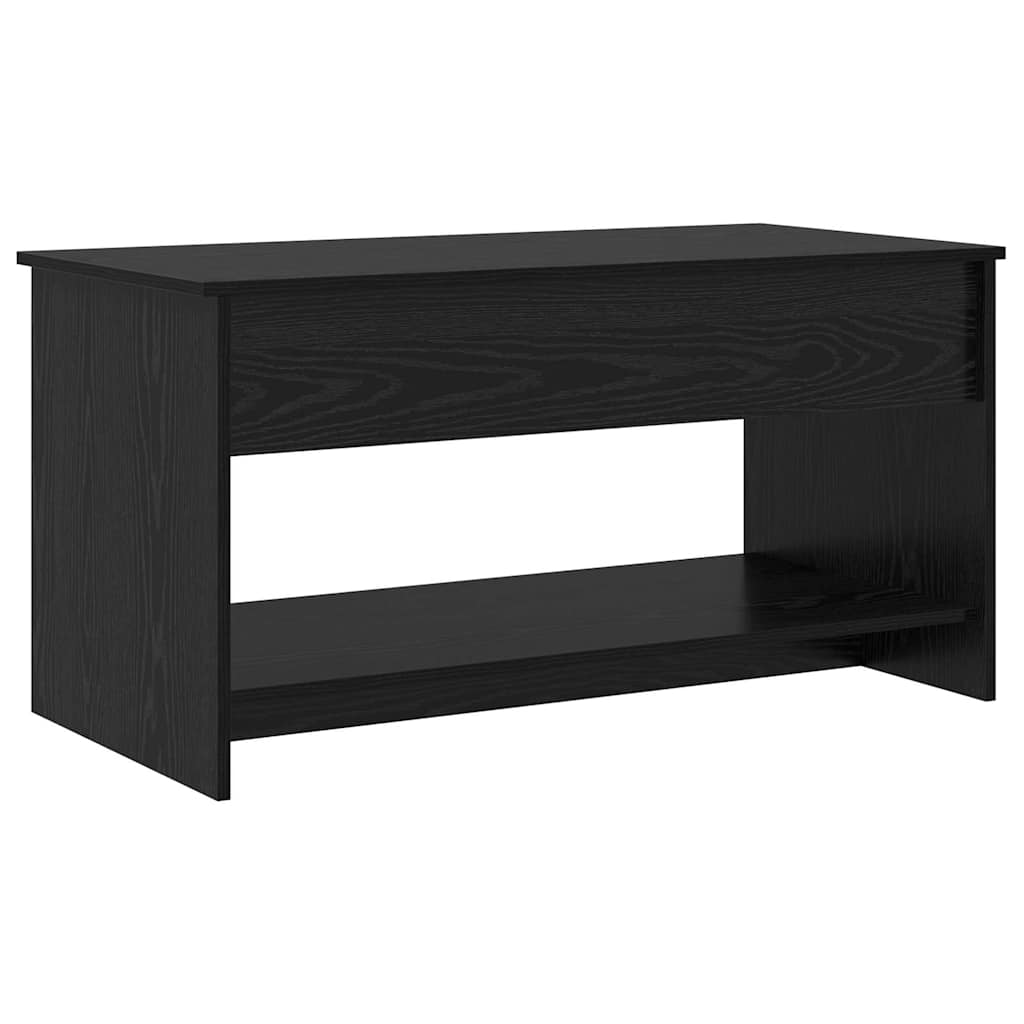 vidaXL Τραπεζάκι σαλονιού Μαύρη Οξυά 80 x 50,5 x 41,5 εκ