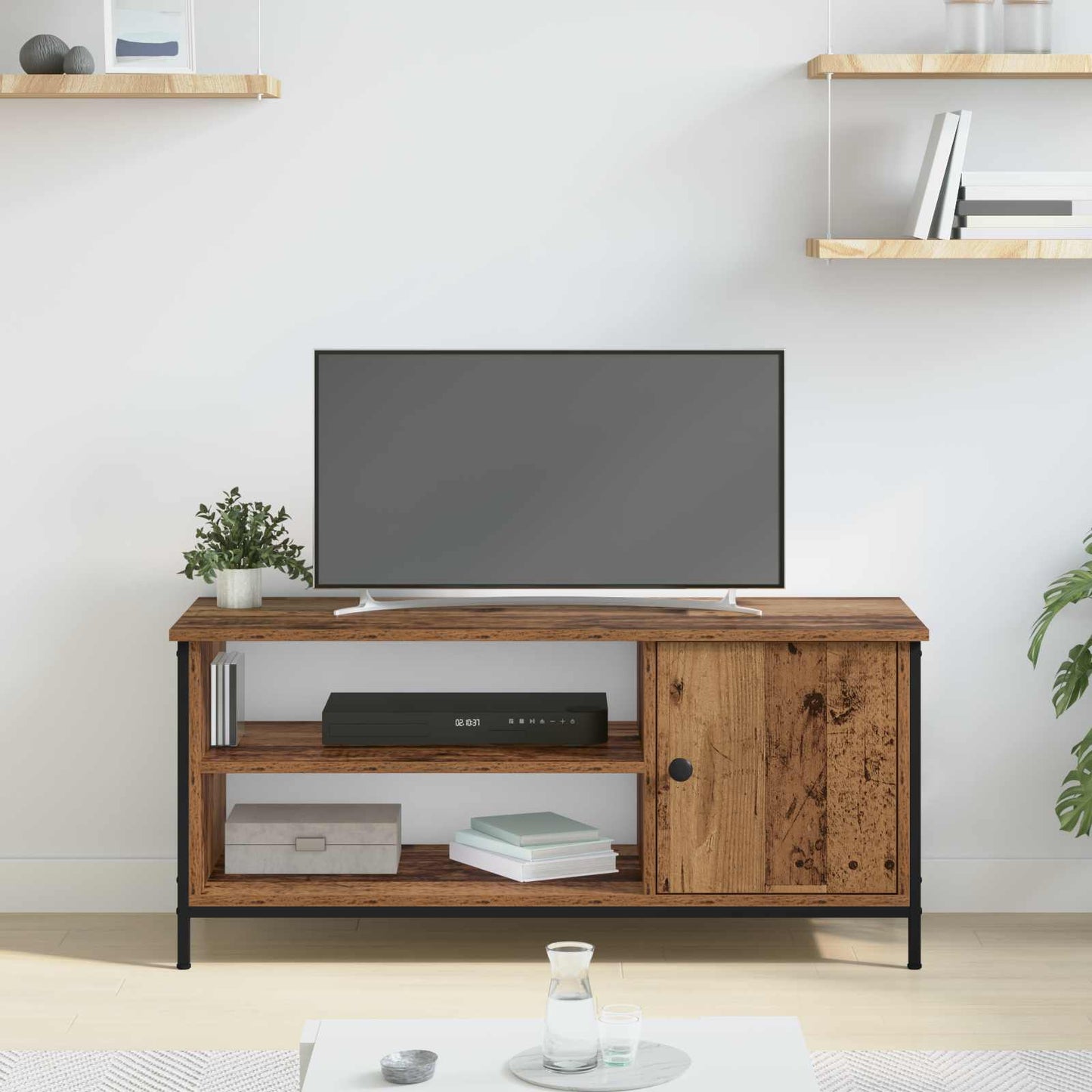 vidaXL Ντουλάπι TV 100 x 40 x 45 cm Παλιό Ξύλο Επεξεργασμένο Ξύλο
