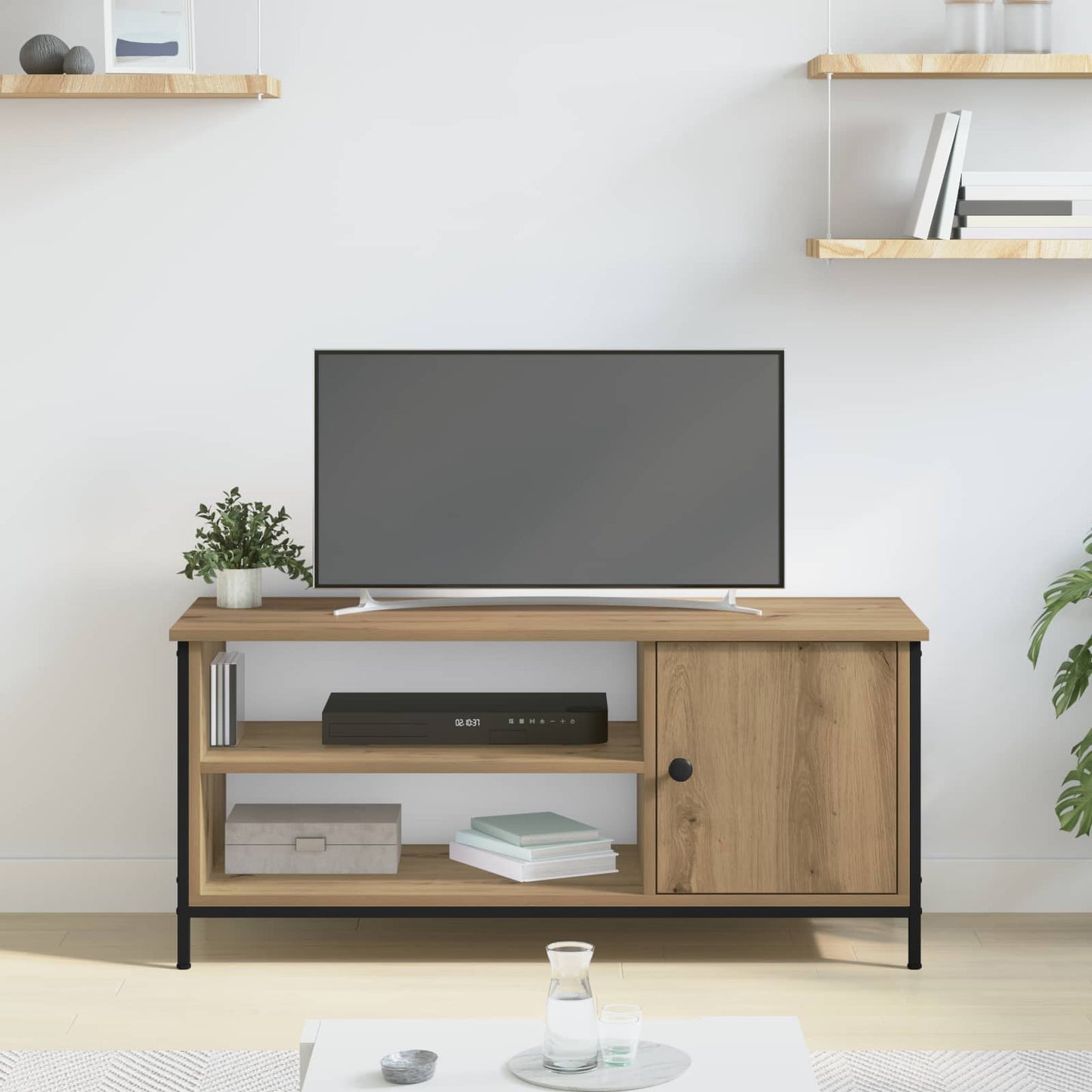vidaXL Ντουλάπι TV 100 x 40 x 45 cm Artisan Oak Επεξεργασμένο Ξύλο