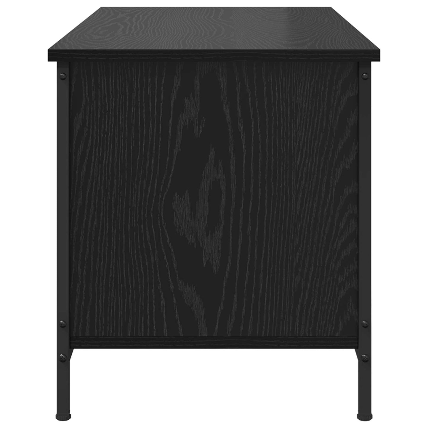 vidaXL Ντουλάπι TV 100 x 40 x 45 cm Μαύρη Οξυά Επεξεργασμένο Ξύλο