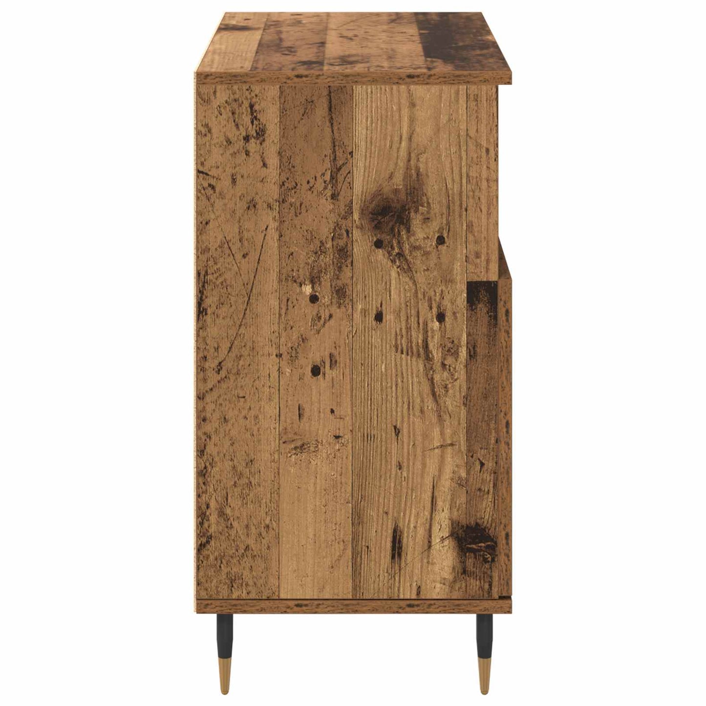 vidaXL Πλαϊνό γραφείο Παλιό ξύλο 60 x 35 x 70 cm