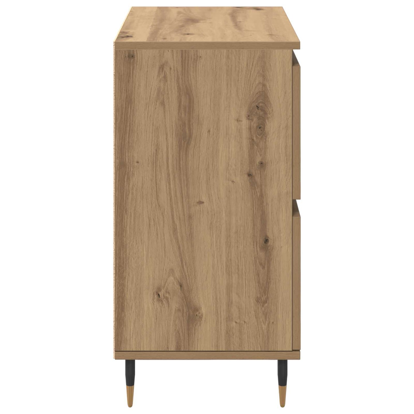 vidaXL Πλαϊνό γραφείο Artisan Oak 60 x 35 x 70 cm
