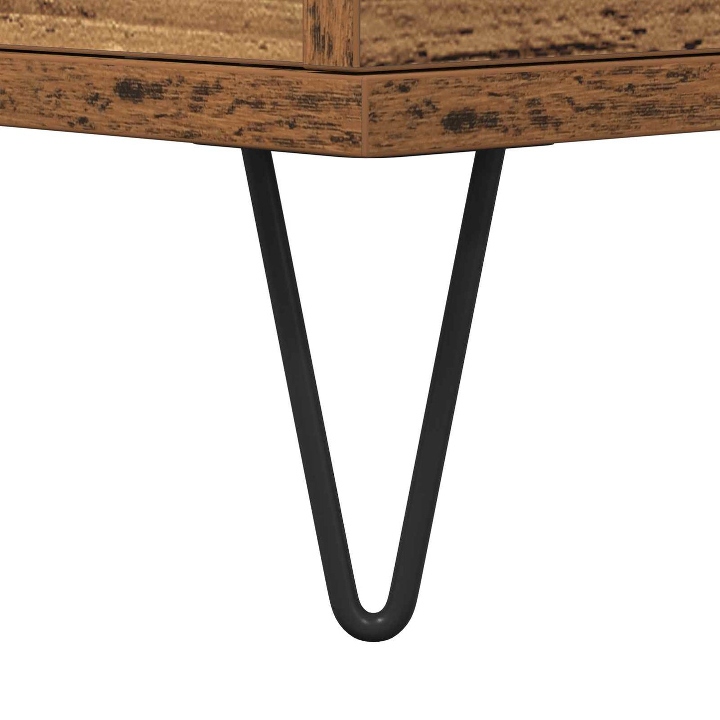 vidaXL Πλαϊνό γραφείο Παλιό ξύλο 60 x 35 x 70 cm