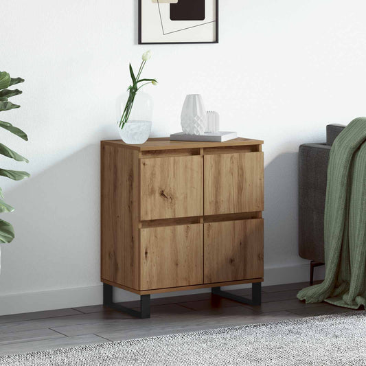 vidaXL Πλαϊνό γραφείο Artisan Oak 60 x 35 x 70 cm