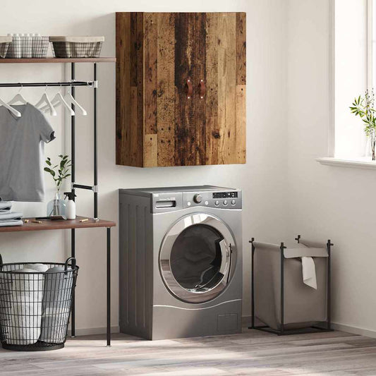 vidaXL Ντουλάπα Τοίχου Επιτοίχιο Παλιό ξύλο 69,5 x 34 x 90 εκ.