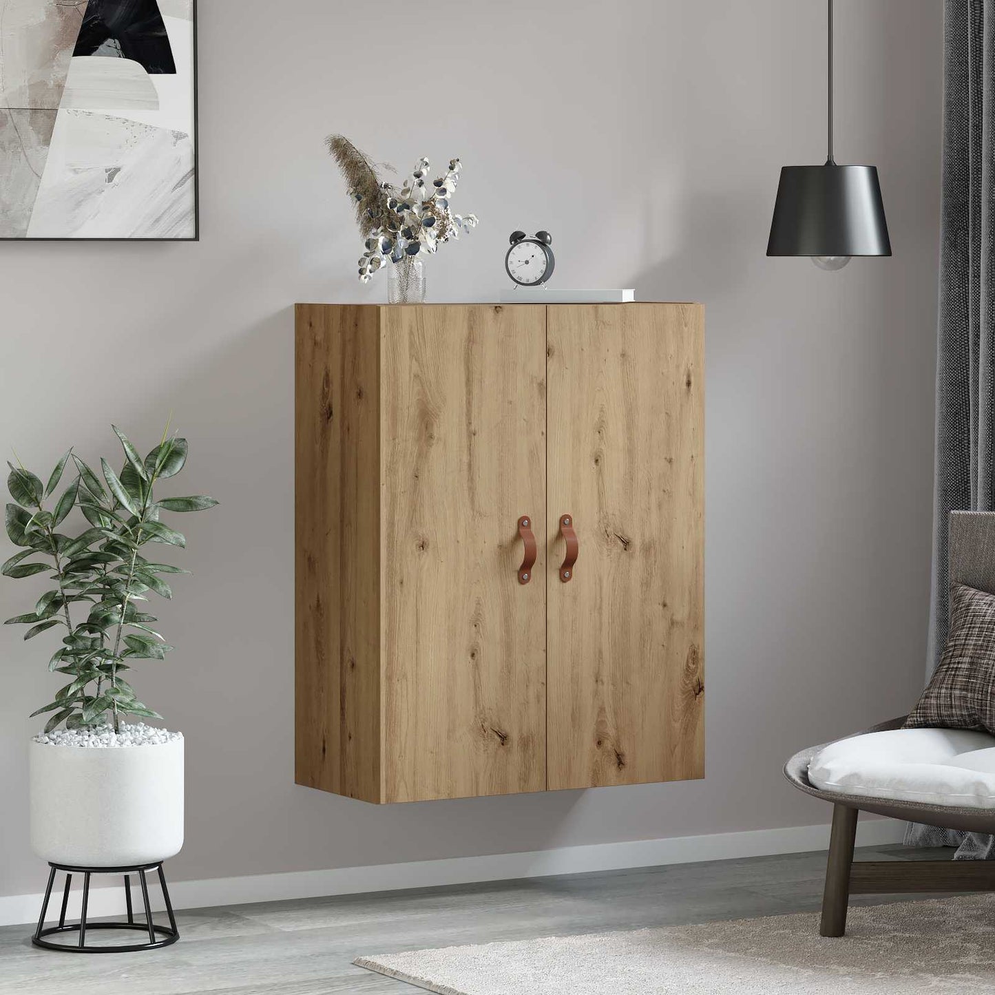 vidaXL Ντουλάπα Τοίχου Επιτοίχιο Artisan Oak 69,5 x 34 x 90 εκ.
